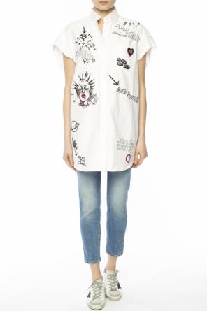 Denim shirt with short sleeves, zdjęcie 2 Denim shirt with short sleeves od R13